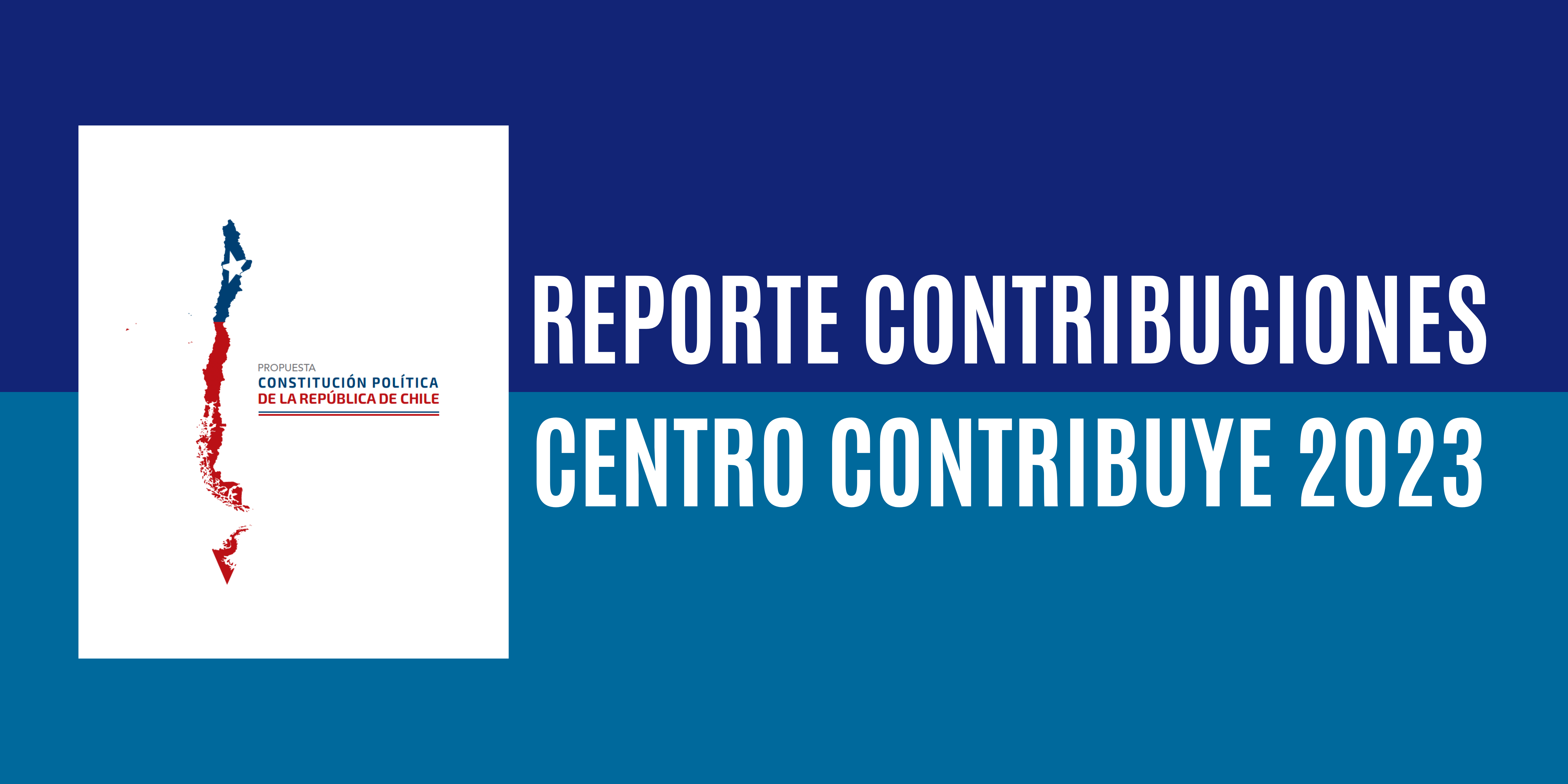 Banner Centro Contribuye reporte contribuciones 2023